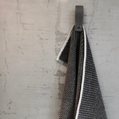 Leren magneet-lus | voor metalen ondergrond