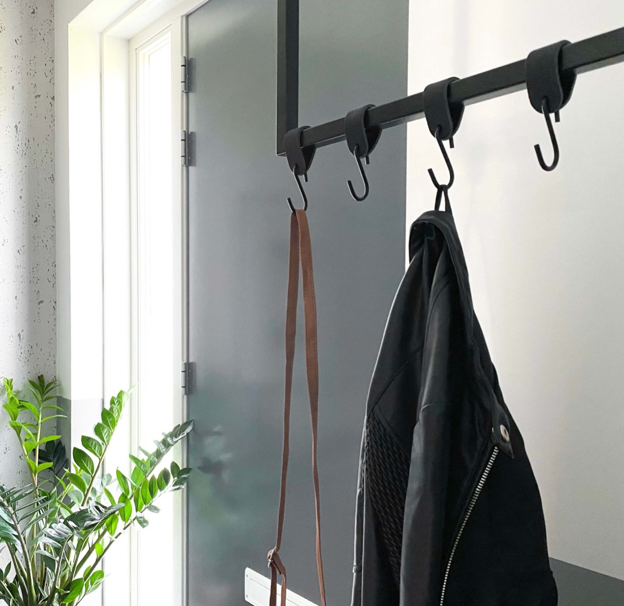 Commissie Ongeschikt afstuderen Leren S-haak hangers - set van 2 - Handles and more