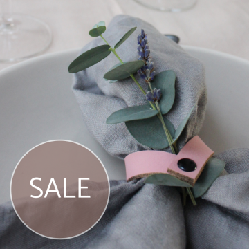 Leren servetring Sale