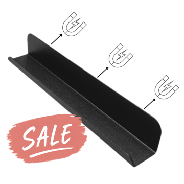 Zwart 28cm - magneetbord plankje  