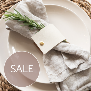 Leren servetring Sale
