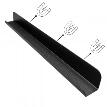 Zwart 28cm - magneetbord plankje  